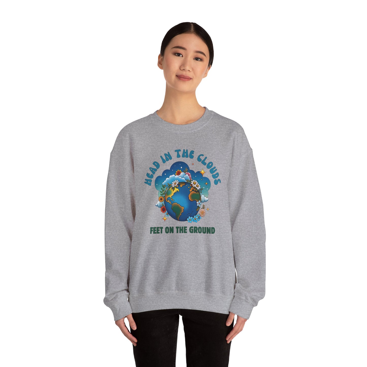 Grounded Dreamer | Airy Edition – Retro Dreamy Sweatshirt in Soft Hues