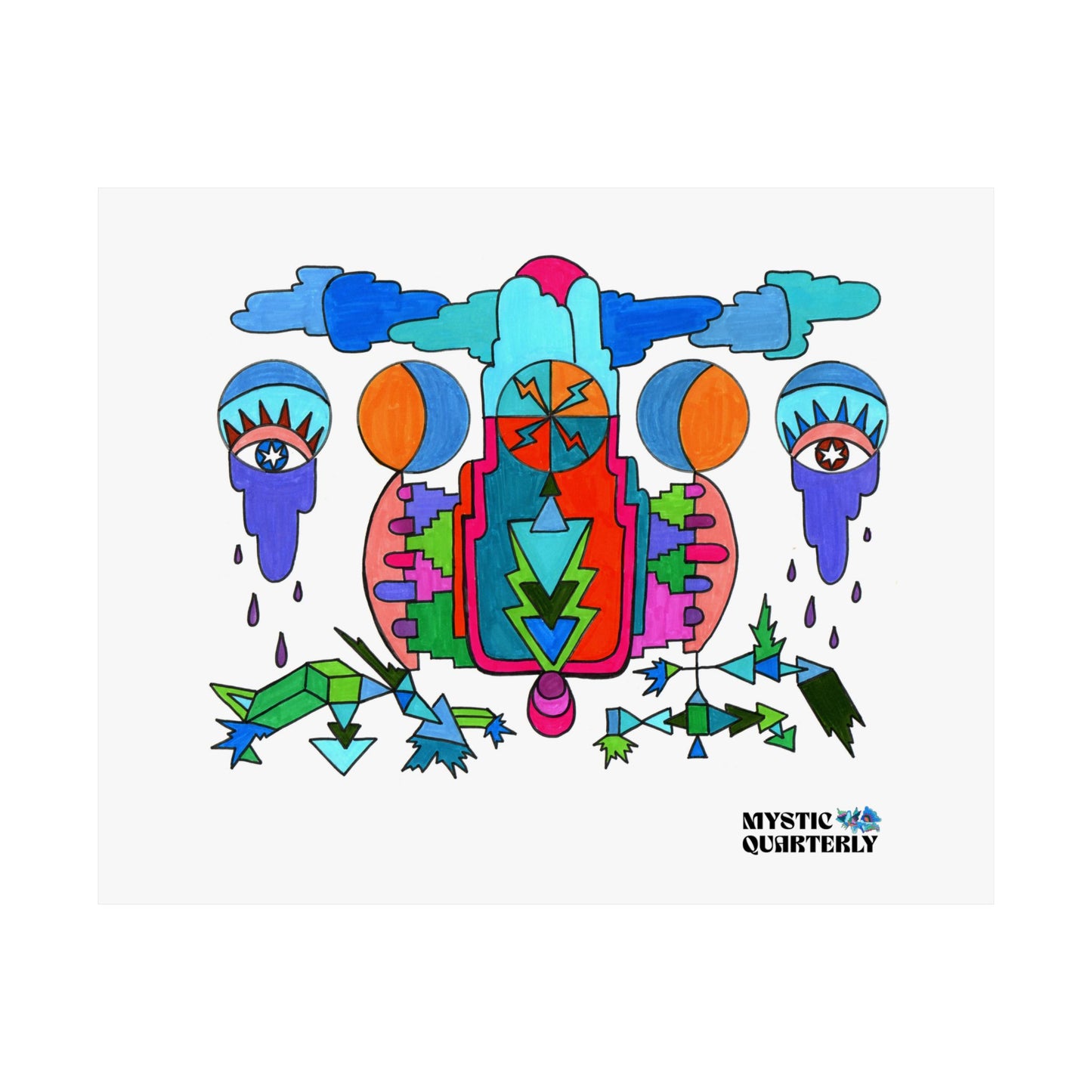 Our Sky Era Abstract Visionary Art Print