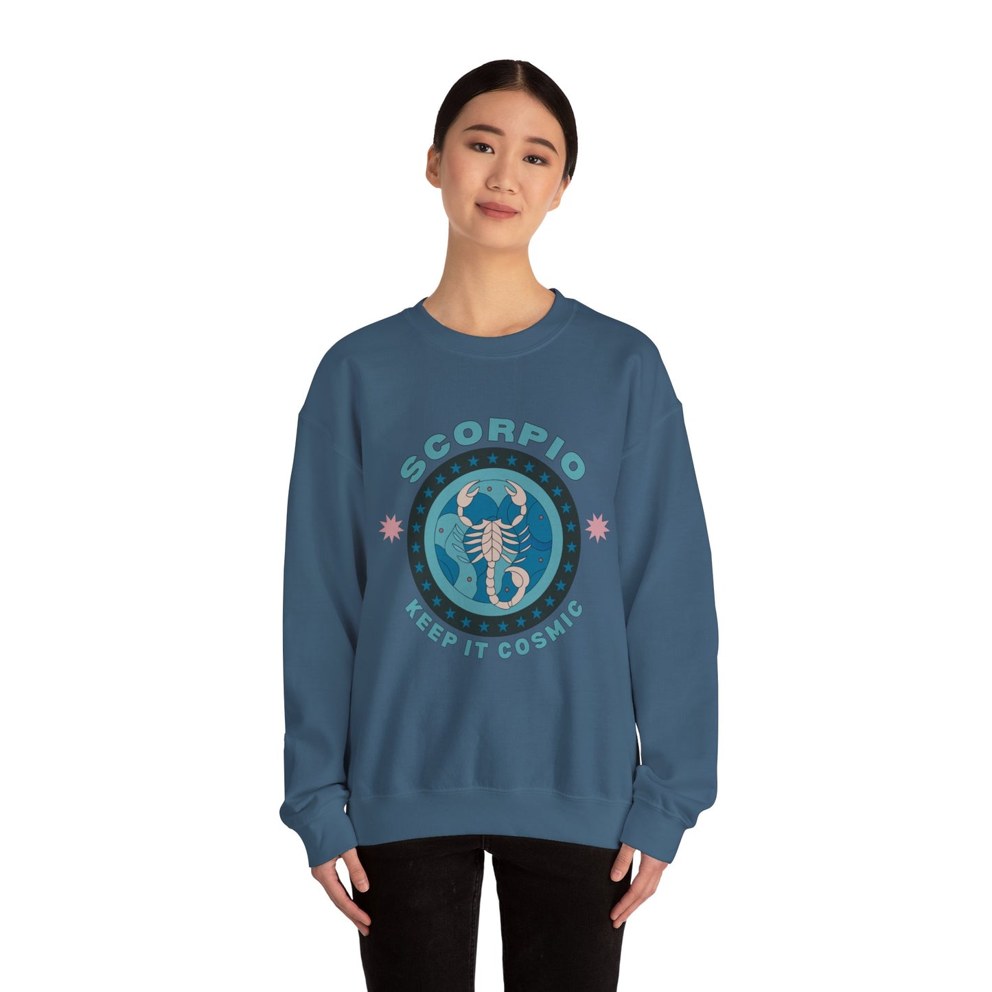 Keep It Cosmic - Retro Star Sign Astro Sweatshirt | Scorpio