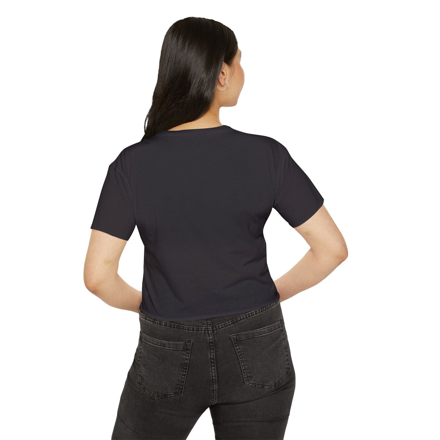 Grounded Dreamer Crop Top - Retro Earth Lover Tee