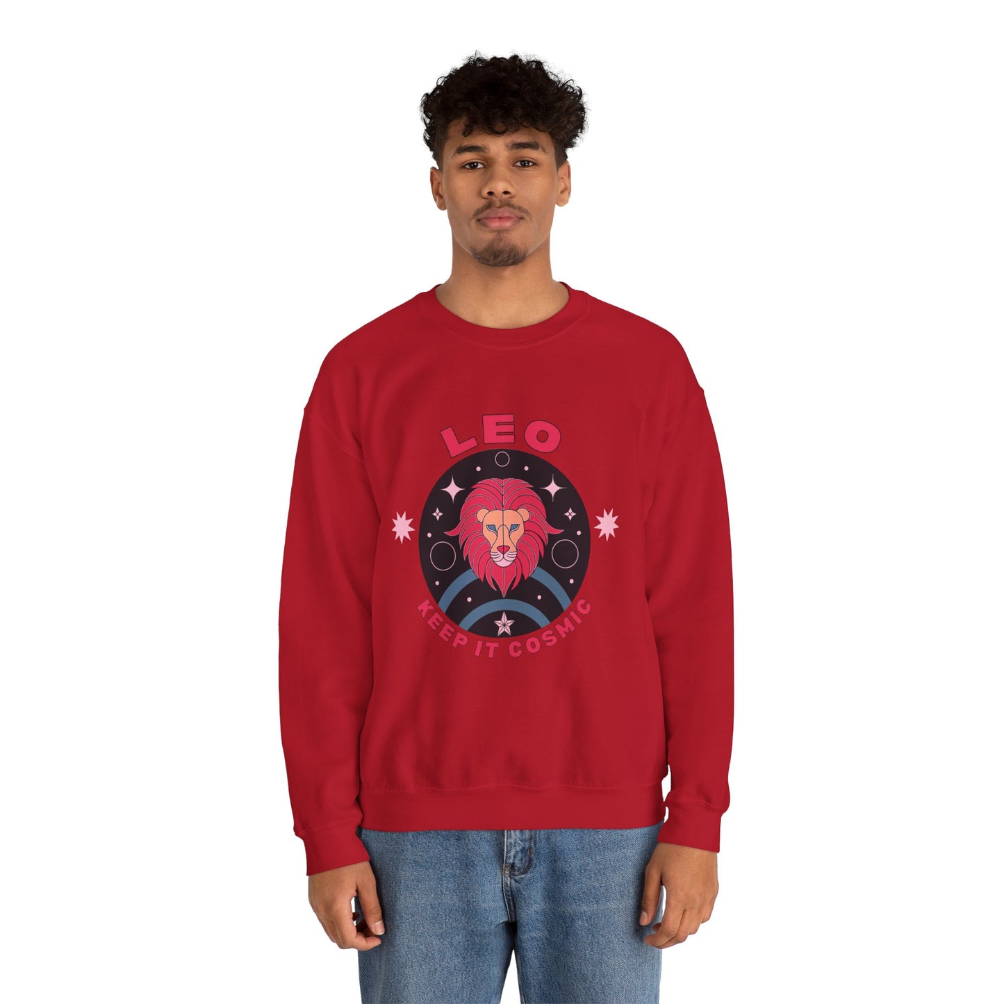 Keep It Cosmic - Retro Star Sign Astro Sweatshirt | Leo