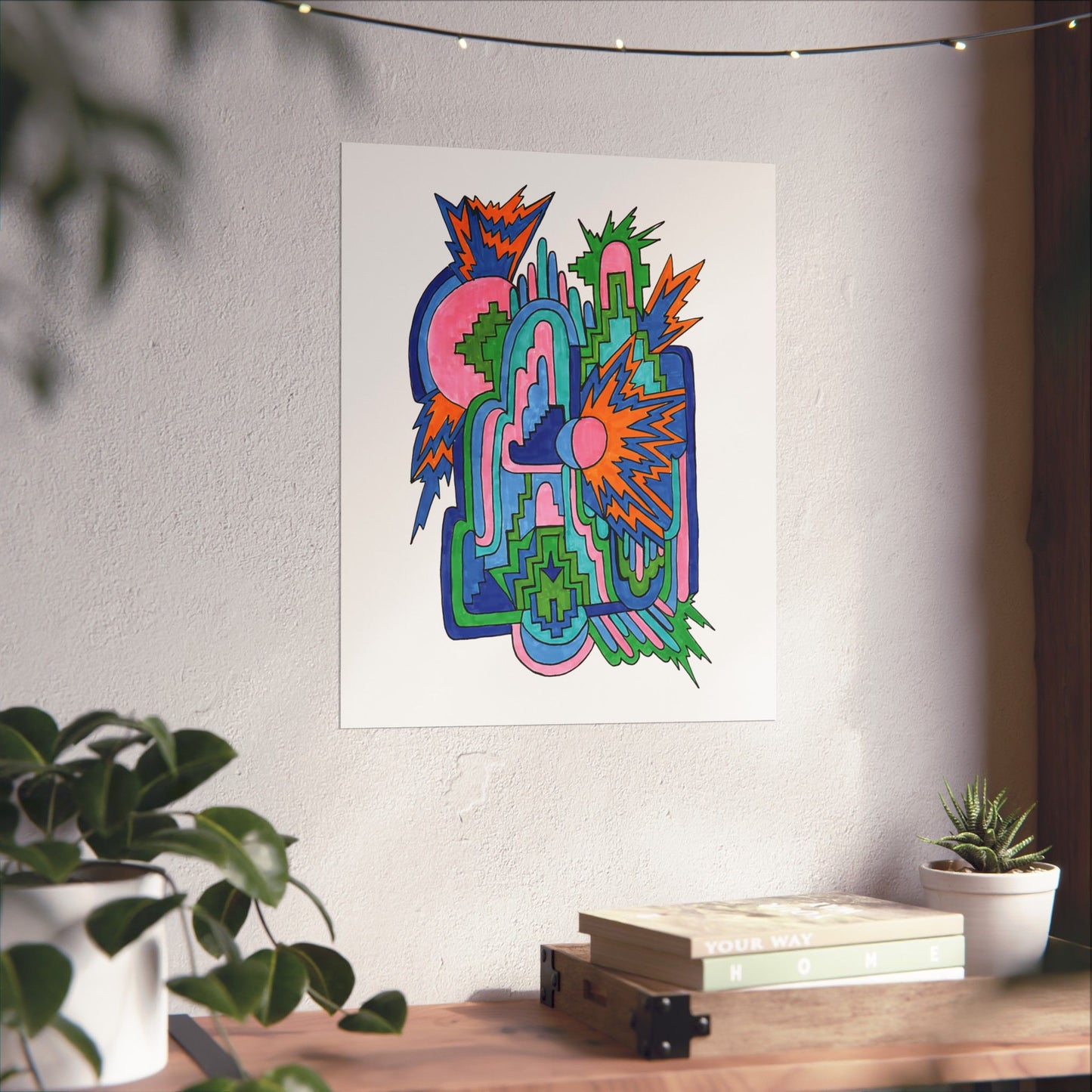 Cosmic Pulse Art Print - Mystic Quarterly