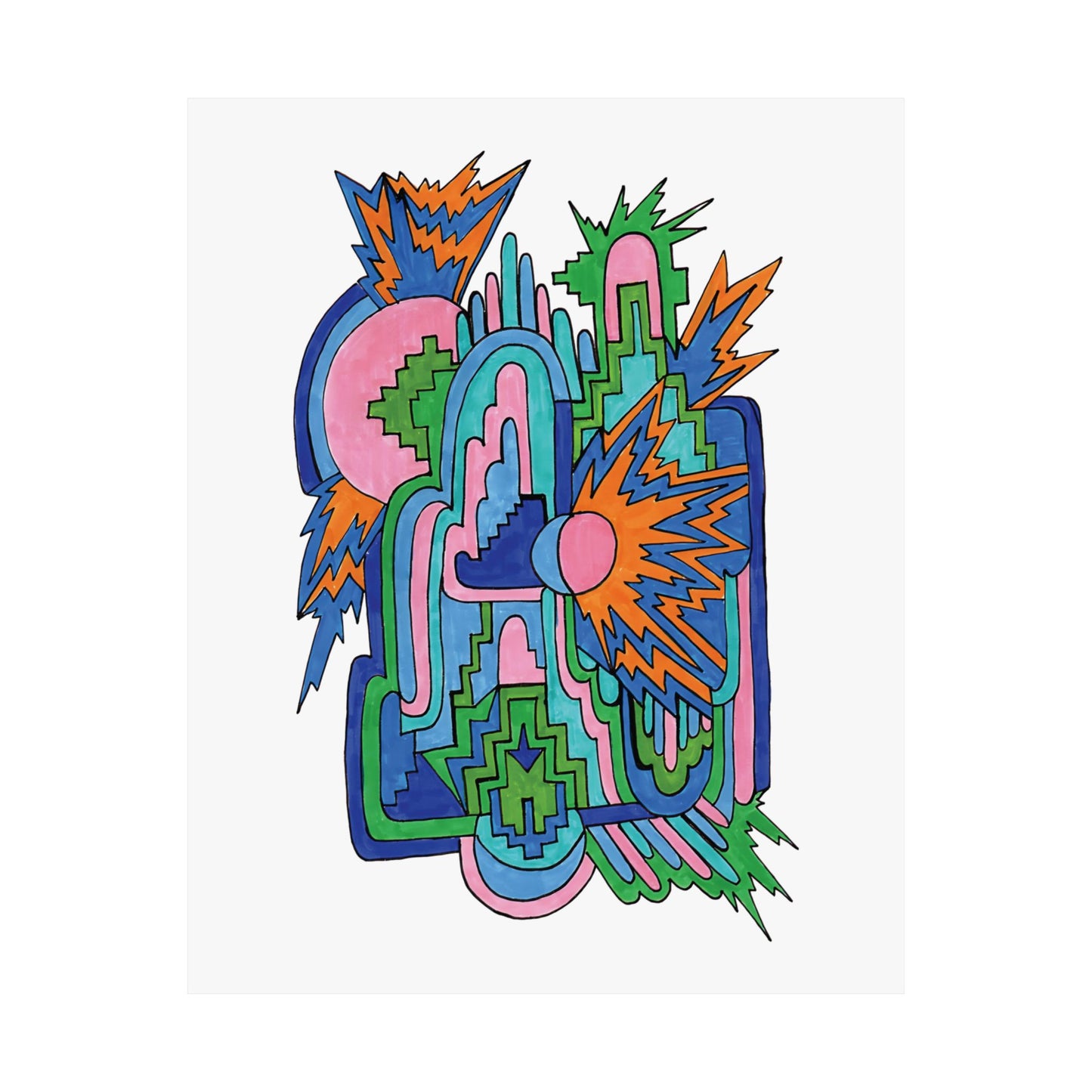 Cosmic Pulse Art Print - Mystic Quarterly