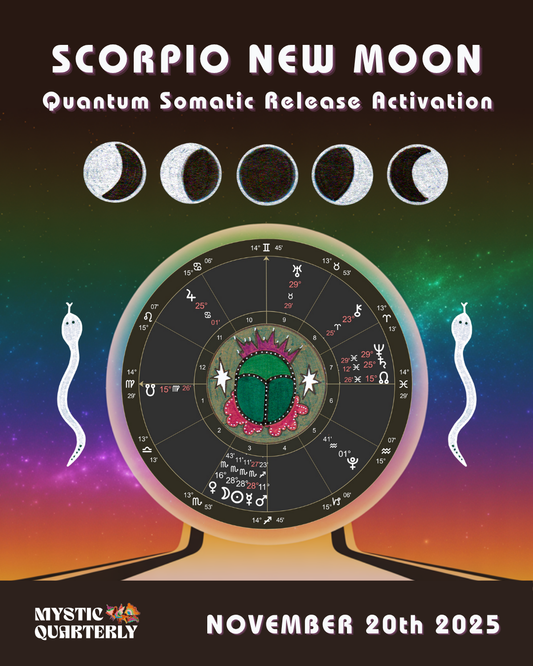 Scorpio New Moon 2025 — Quantum Somatic Release Activation