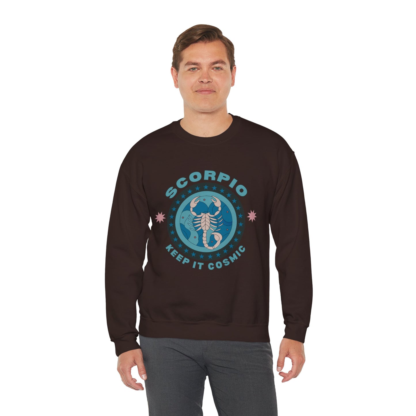 Keep It Cosmic - Retro Star Sign Astro Sweatshirt | Scorpio