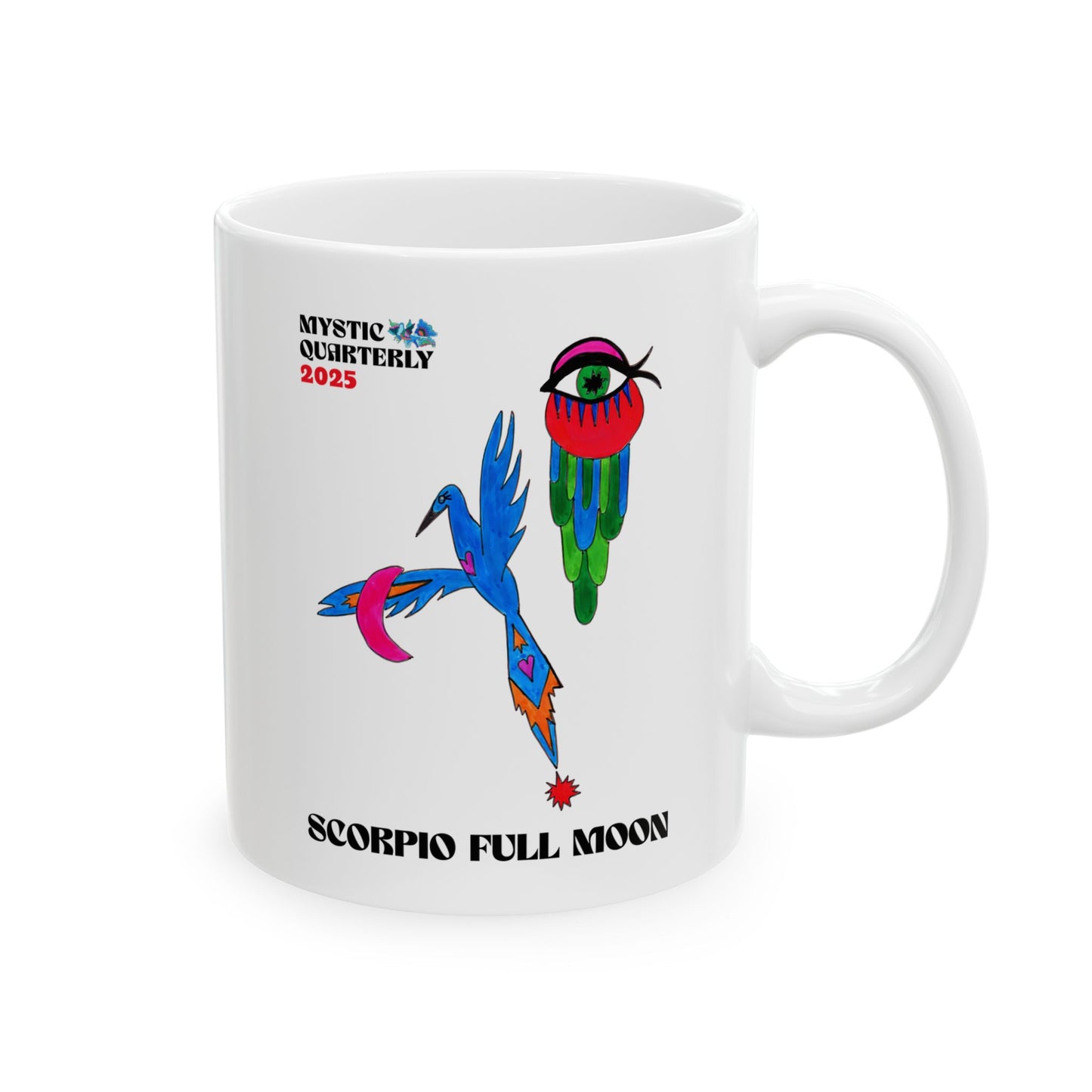 Scorpio Full Moon 2025 Ceramic Mug (11oz / 15oz)