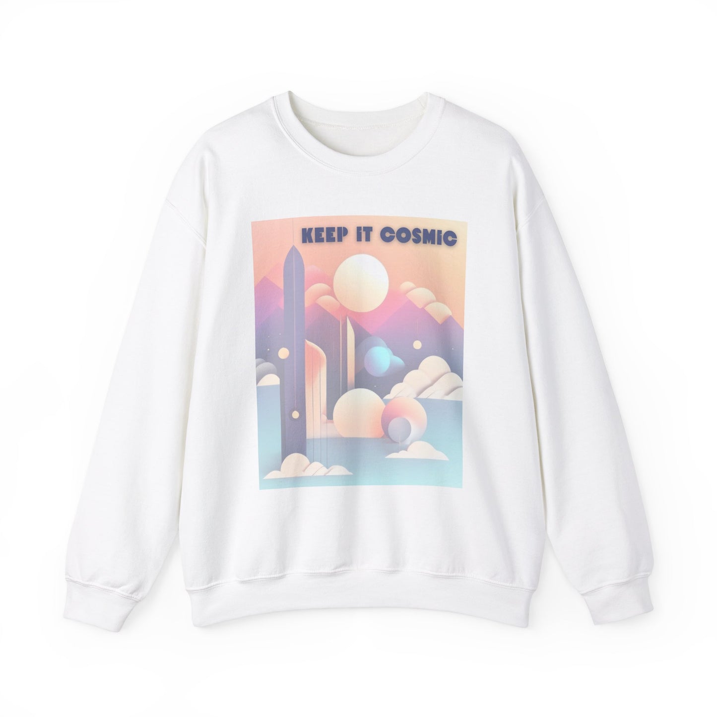 Pastel Cosmos Celestial Aesthetic Sweatshirt – Keep It Cosmic Crewneck
