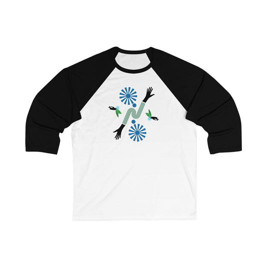 Sky Hands | Surreal Bauhaus Unisex Baseball Tee