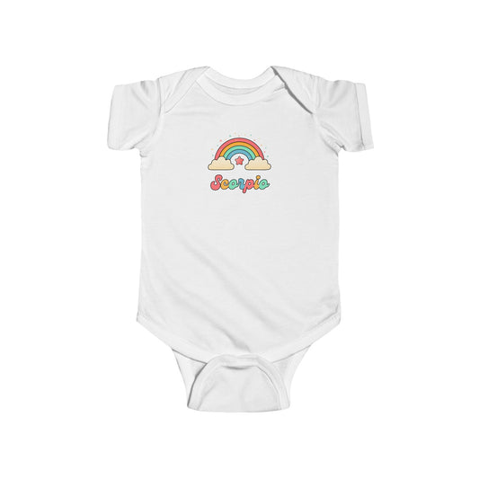 Cosmic Cutie Scorpio Zodiac Onesie | Astrology Cotton Baby Bodysuit