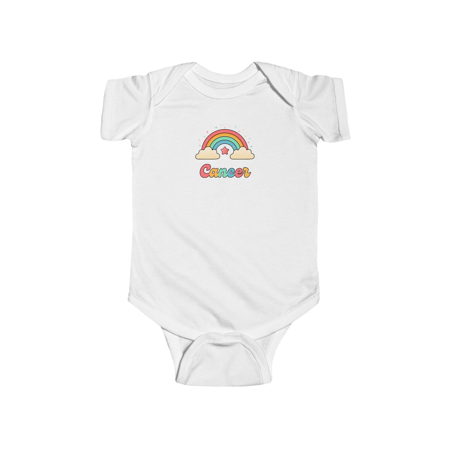 Cosmic Cutie Cancer Zodiac Onesie | Astrology Cotton Baby Bodysuit