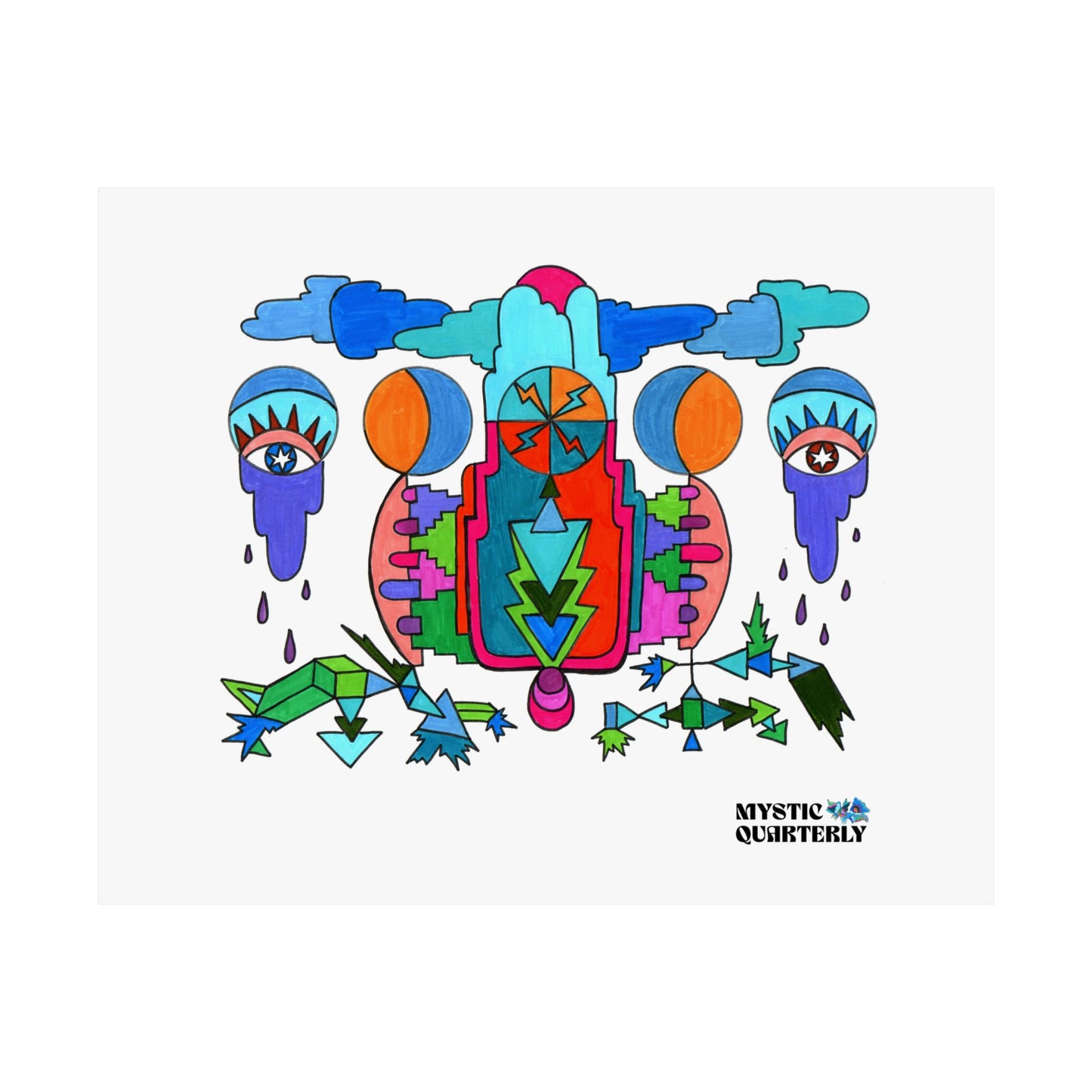 Our Sky Era Abstract Visionary Art Print