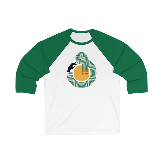 Signal Loop | Unisex Bauhaus Baseball Tee