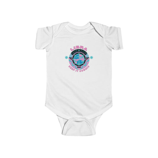 Libra Baby Onesie | Keep it Cosmic Zodiac Cotton Bodysuit for Babies 0-24M