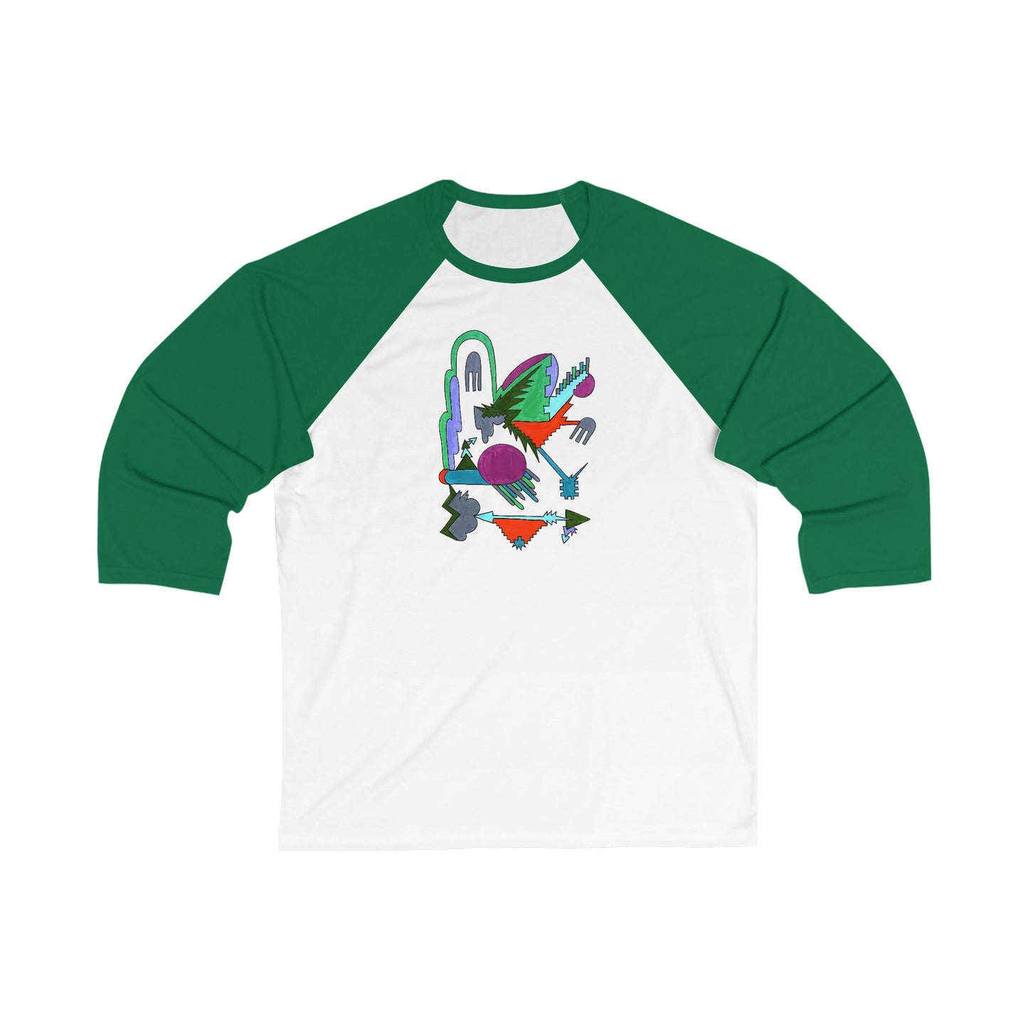 Directional Code | Unisex Cosmic Art Baseball Tee