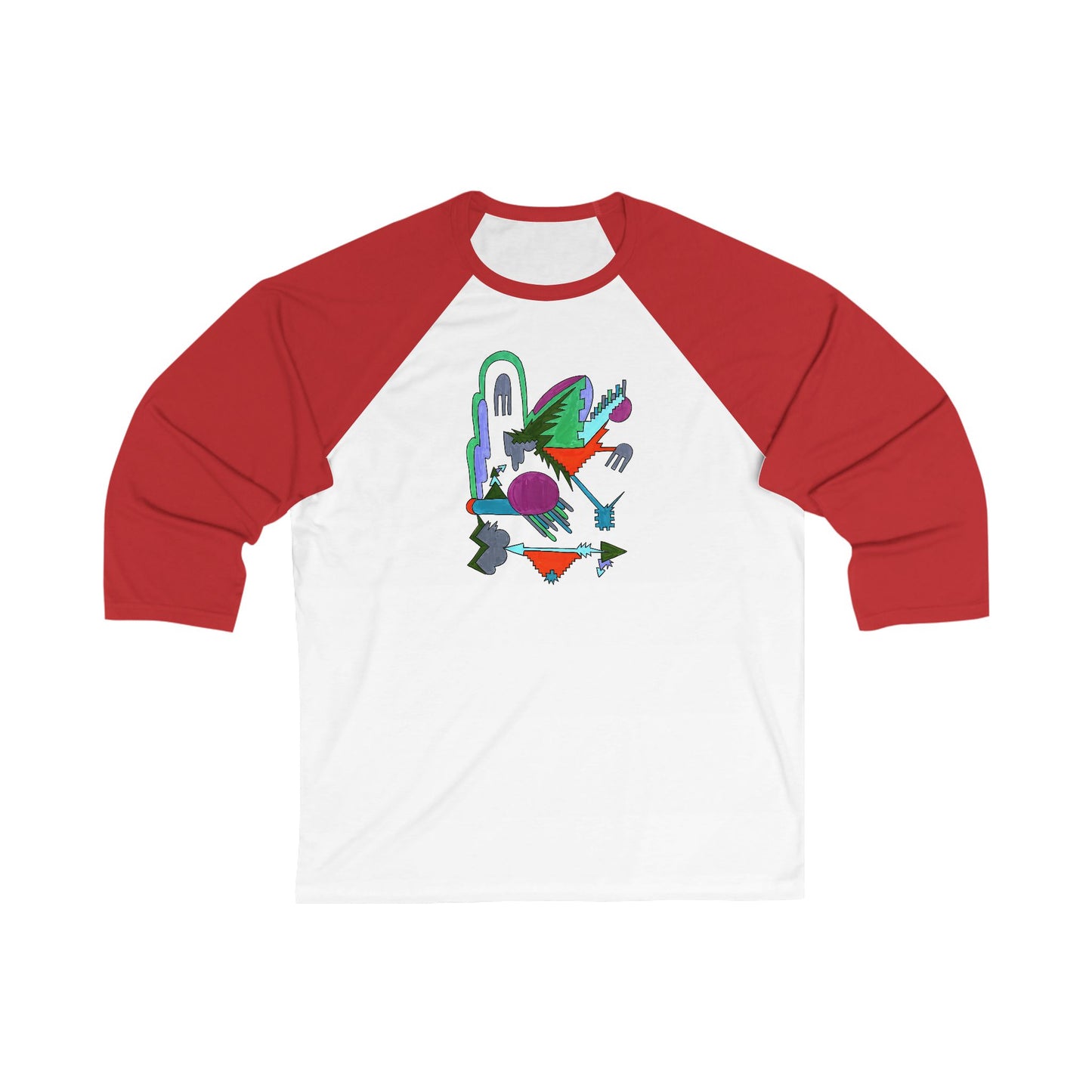 Directional Code | Unisex Cosmic Art Baseball Tee