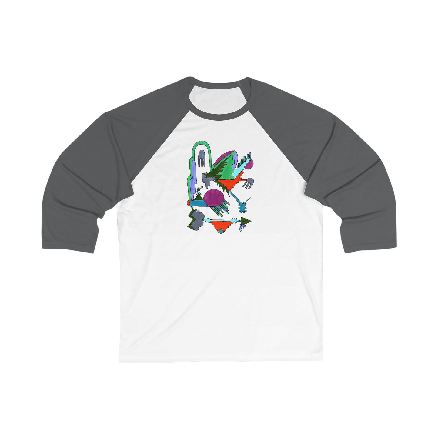 Directional Code | Unisex Cosmic Art Baseball Tee