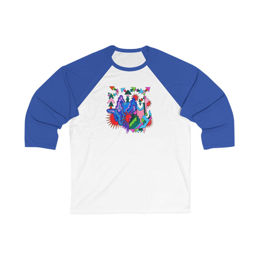 Many Suns | Unisex Abstract Art Baseball Tee