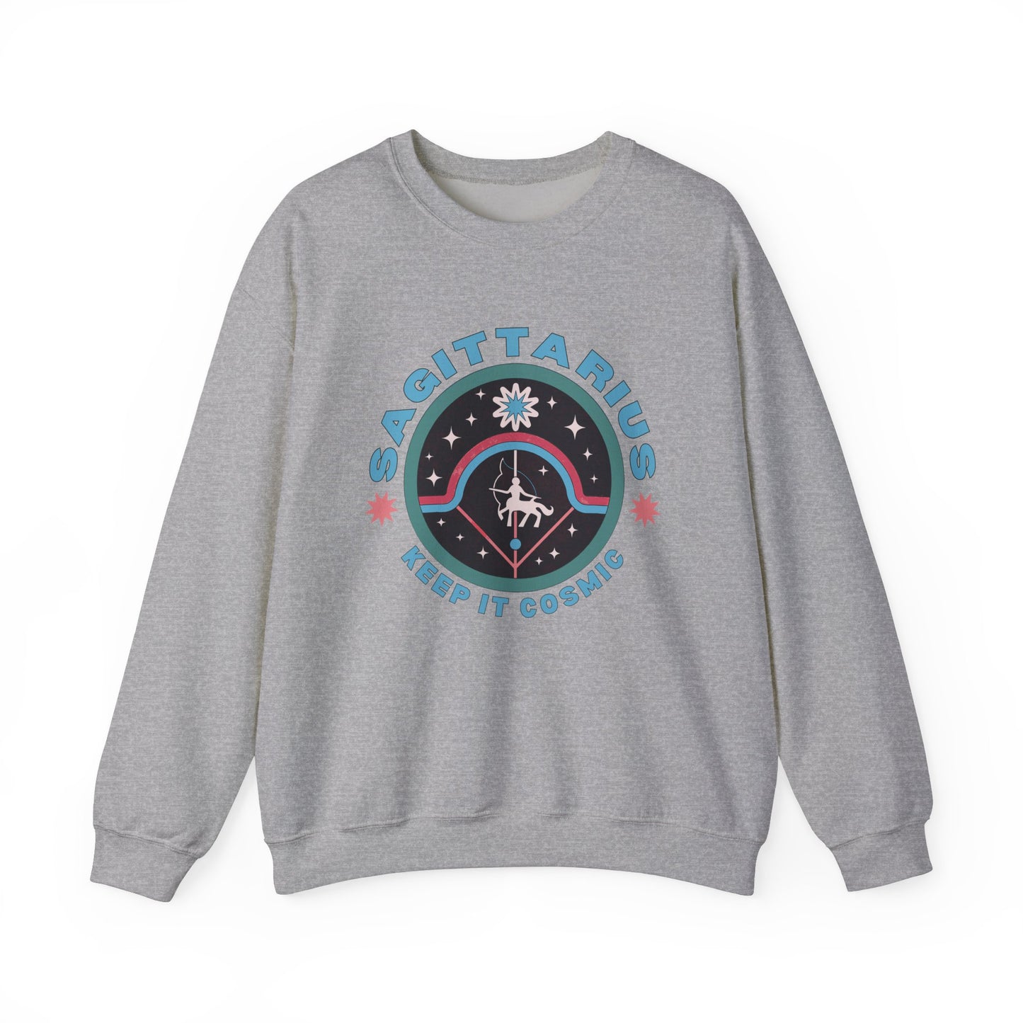 Keep It Cosmic - Retro Star Sign Astro Sweatshirt | Sagittarius