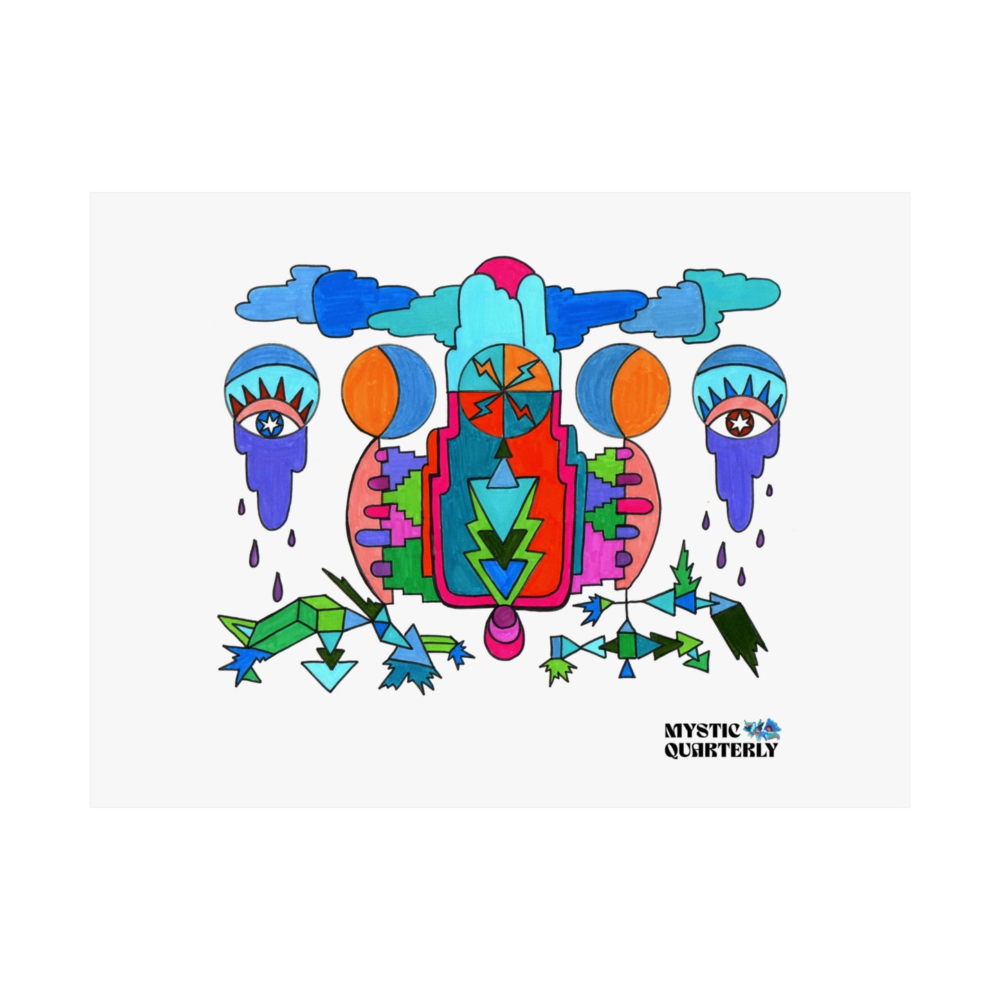 Our Sky Era Abstract Visionary Art Print