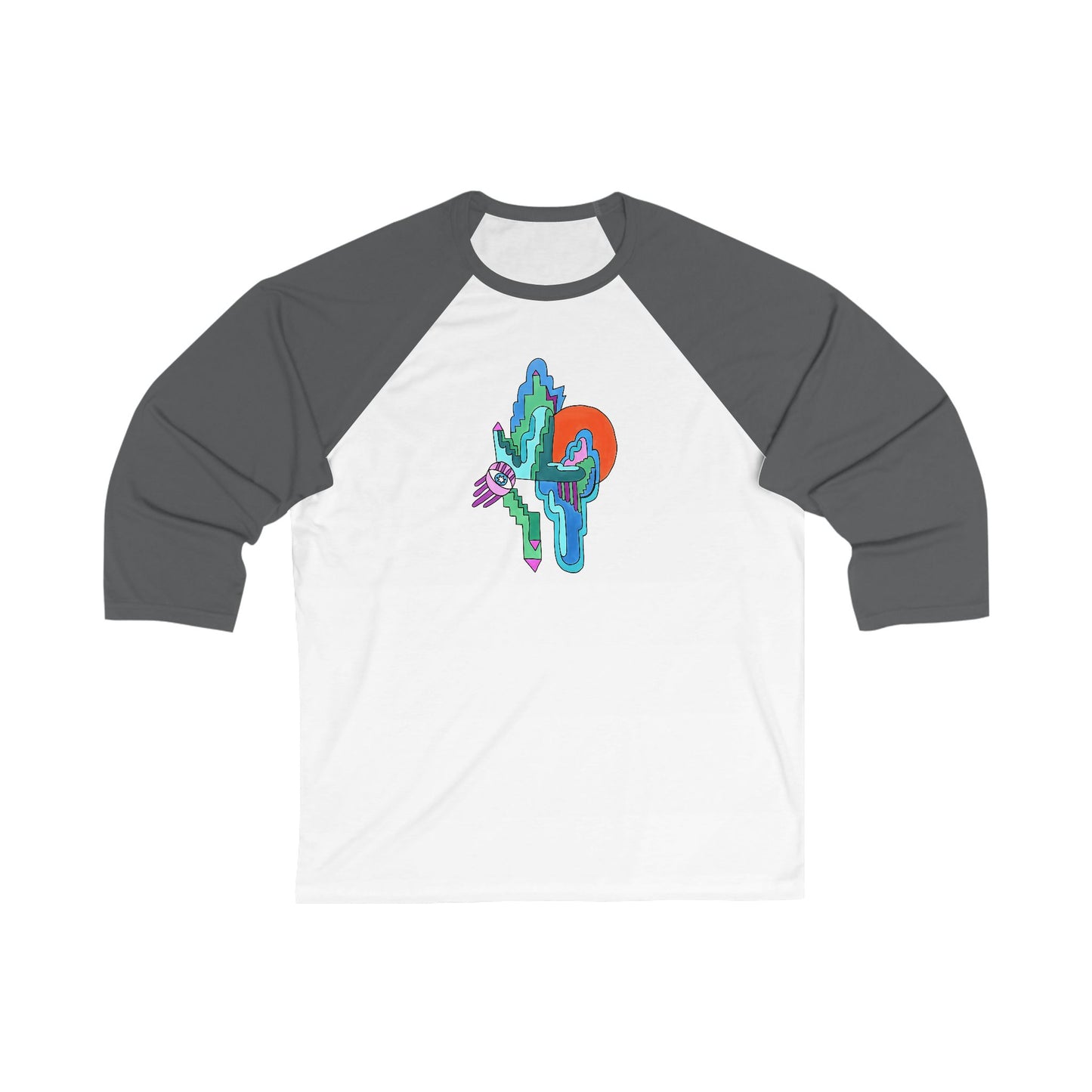 Solar Witness | Unisex Abstract Art Baseball Tee