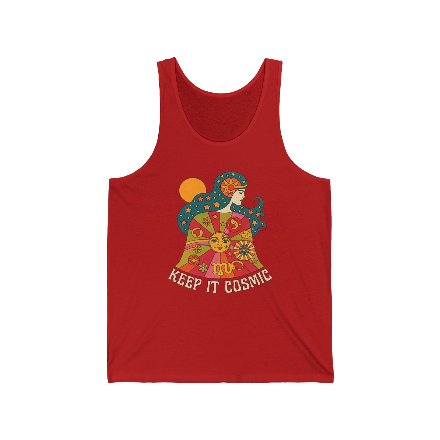 Star Oracle Keep it Cosmic Astro Retro Tank