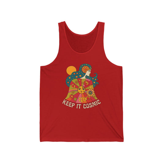 Star Oracle Keep it Cosmic Astro Retro Tank