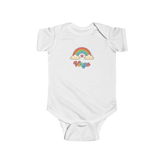 Cosmic Cutie Virgo Zodiac Onesie | Astrology Cotton Baby Bodysuit