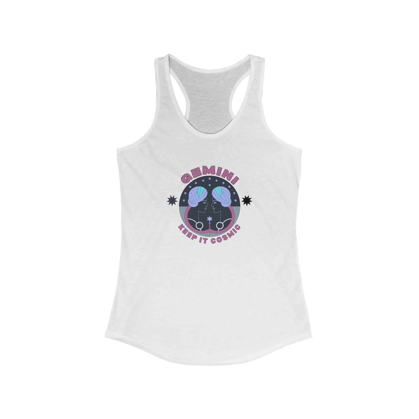 Keep it Cosmic Retro Gemini Astrology Tank Top