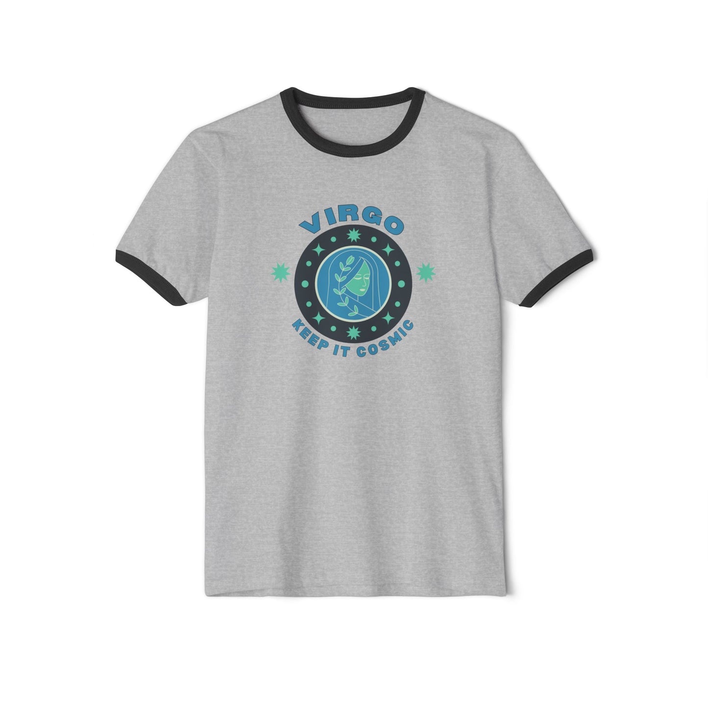 Keep it Cosmic Astrology Retro Ringer Tee — Virgo Zodiac T-Shirt