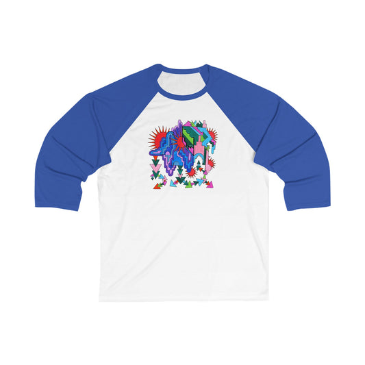 Many Suns | Unisex Abstract Art Baseball Tee