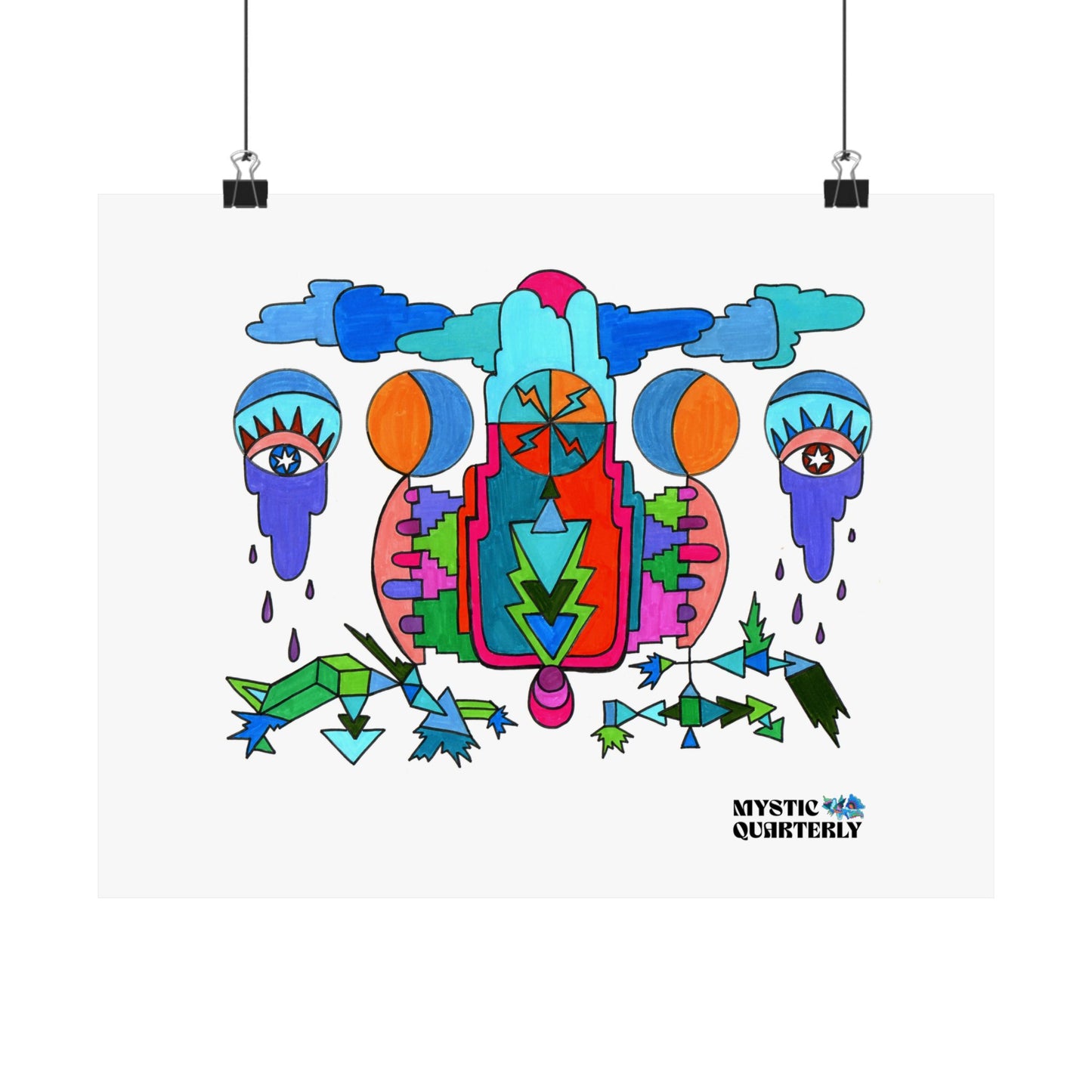 Our Sky Era Abstract Visionary Art Print