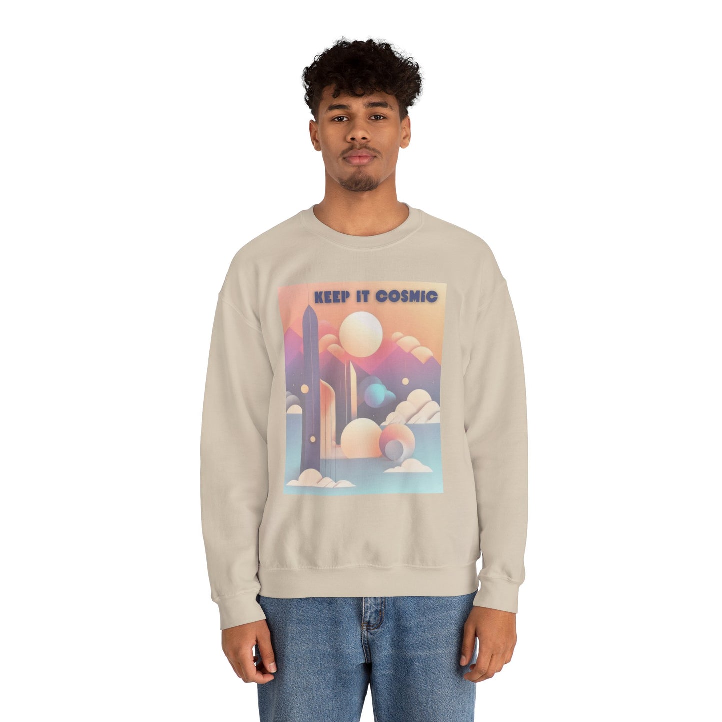 Pastel Cosmos Celestial Aesthetic Sweatshirt – Keep It Cosmic Crewneck