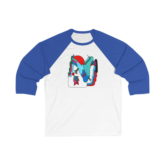 Open Heart Circuit | Unisex Abstract Art Baseball Tee