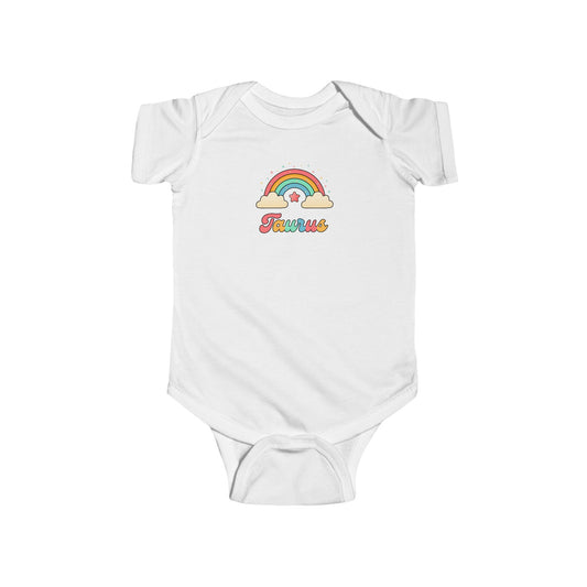 Cosmic Cutie Taurus Zodiac Onesie | Astrology Cotton Baby Bodysuit