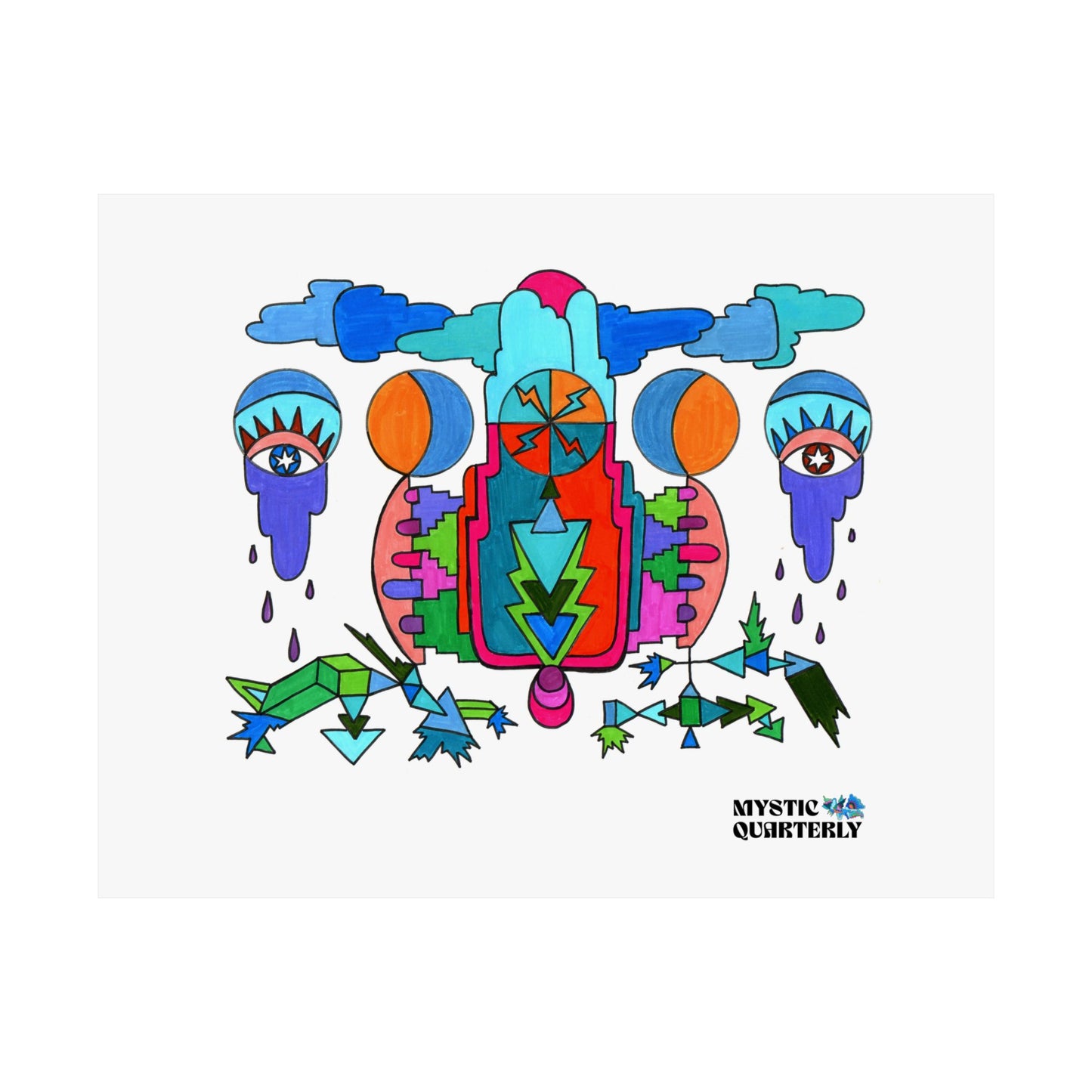 Our Sky Era Abstract Visionary Art Print