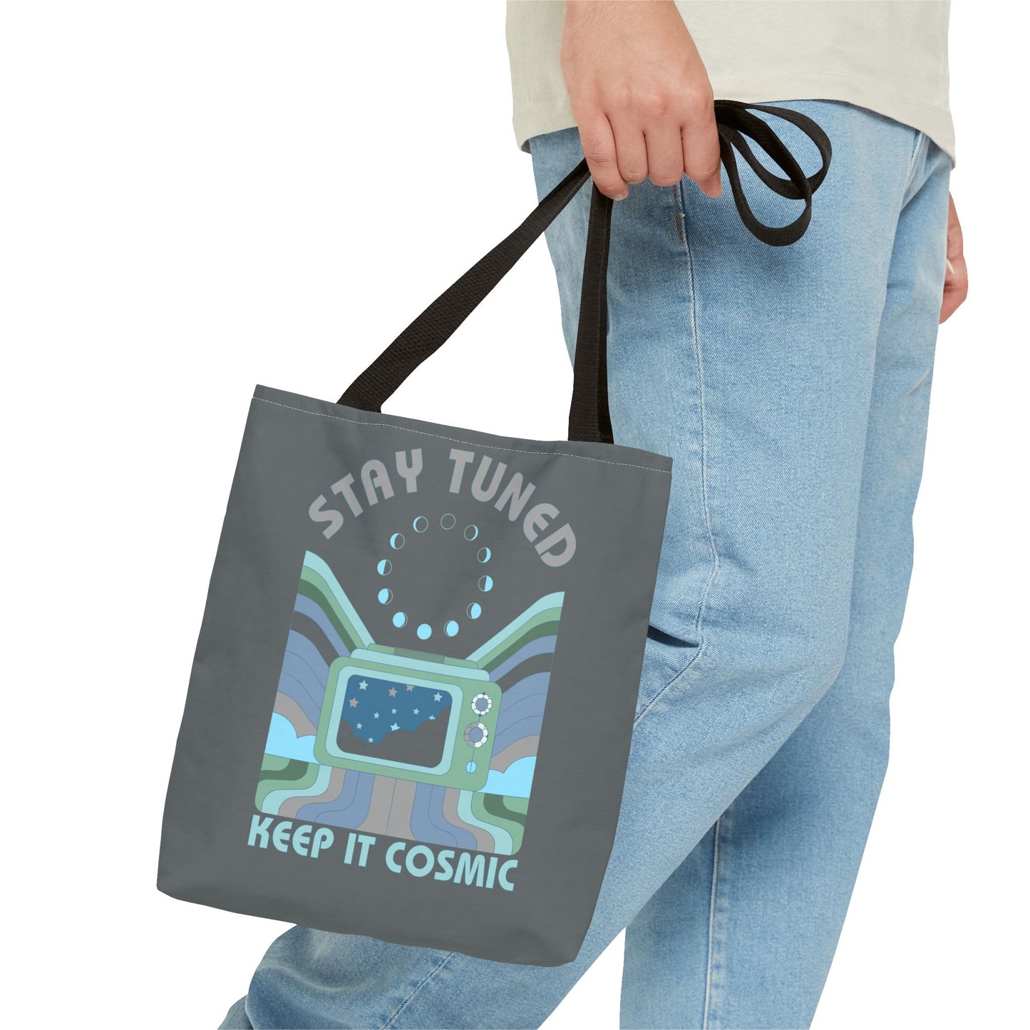 Stay Tuned - Keep it Cosmic Tote Bag