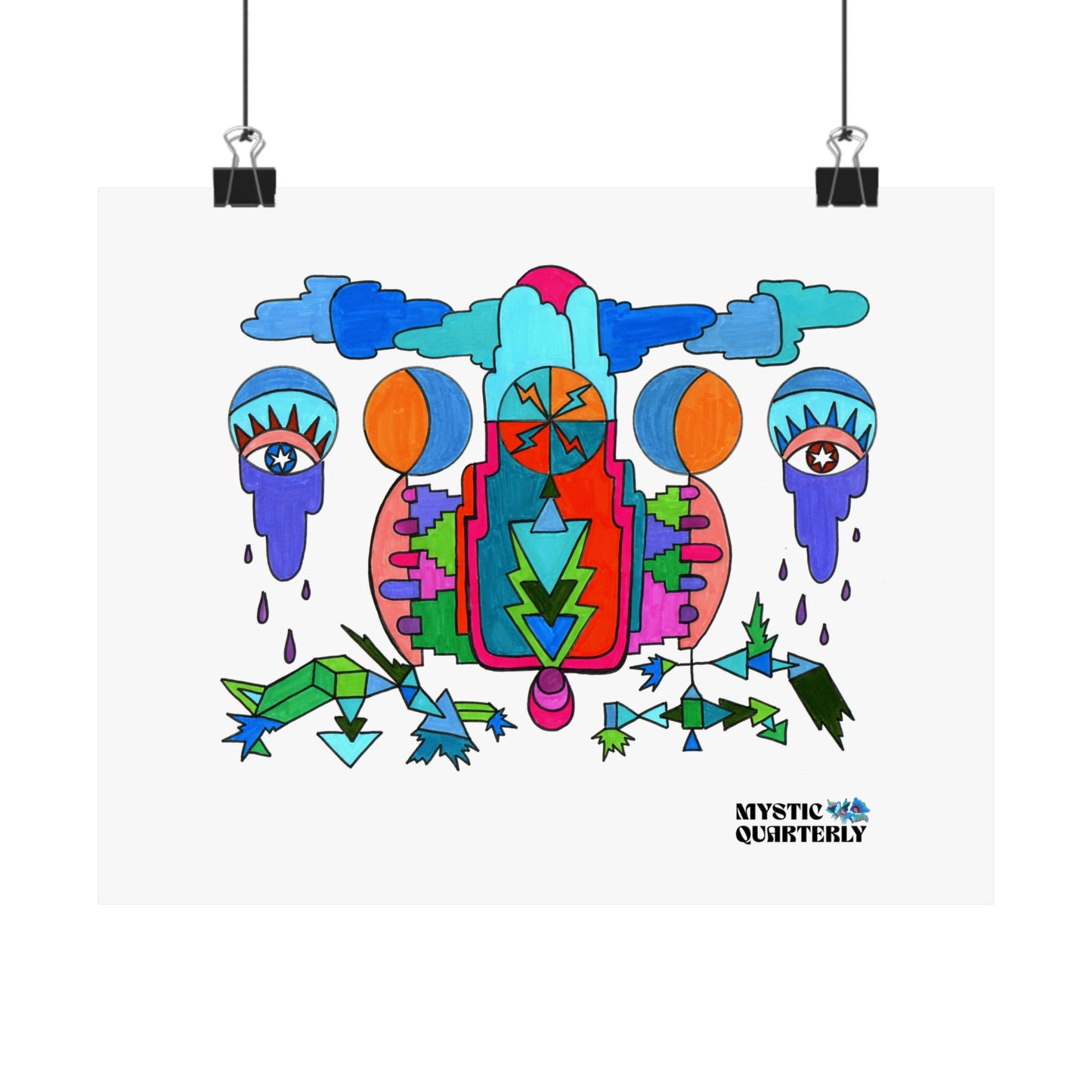 Our Sky Era Abstract Visionary Art Print