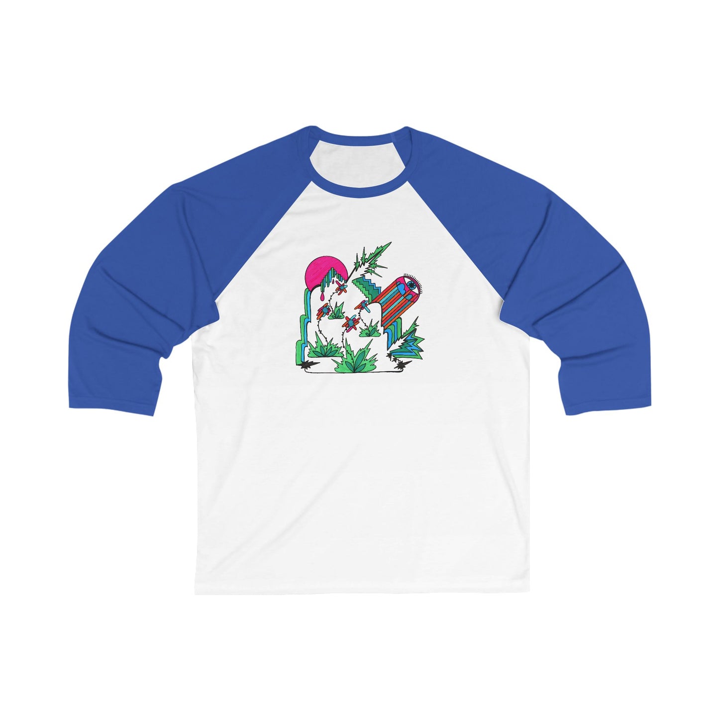 Wild Eye | Unisex Abstract Art Baseball Tee