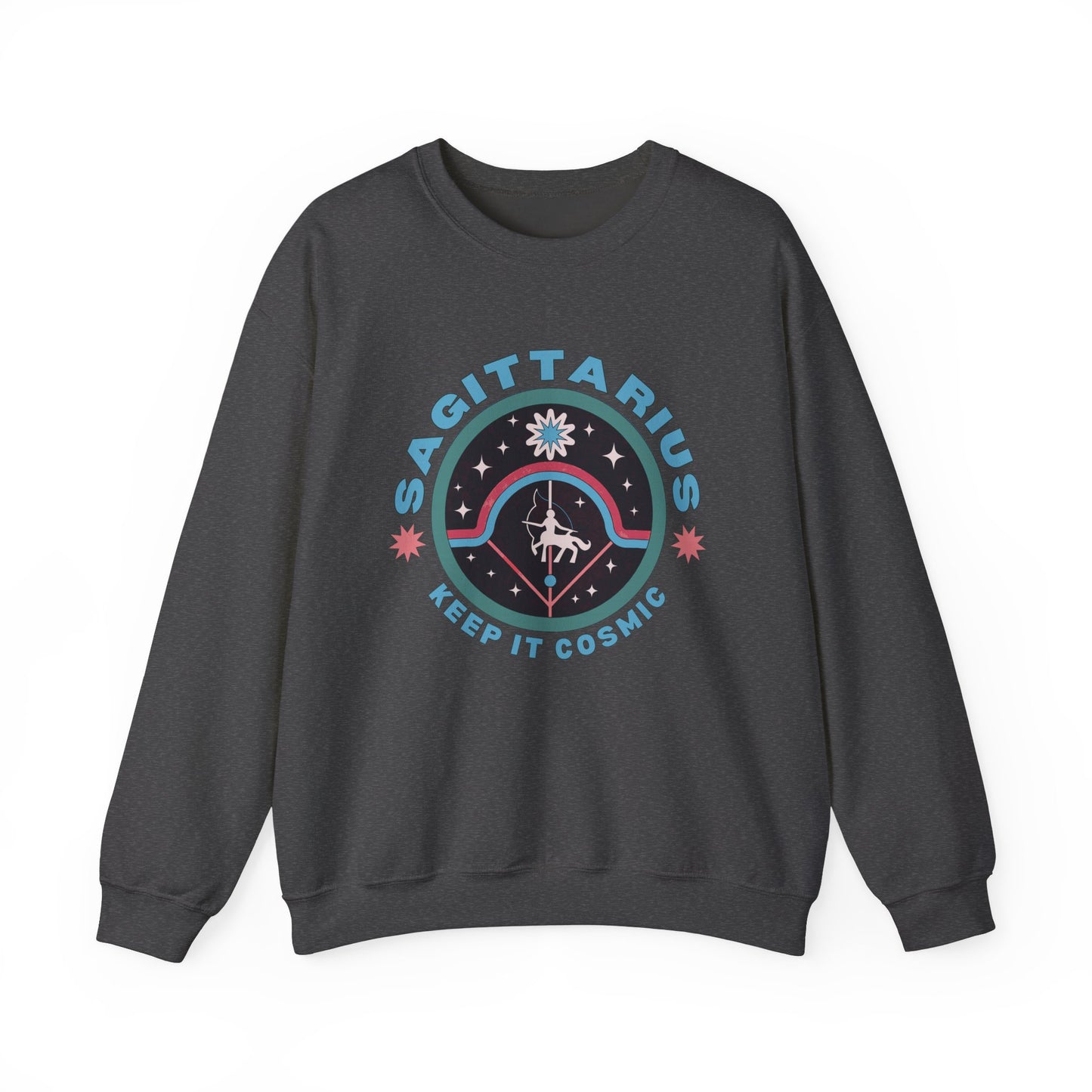 Keep It Cosmic - Retro Star Sign Astro Sweatshirt | Sagittarius