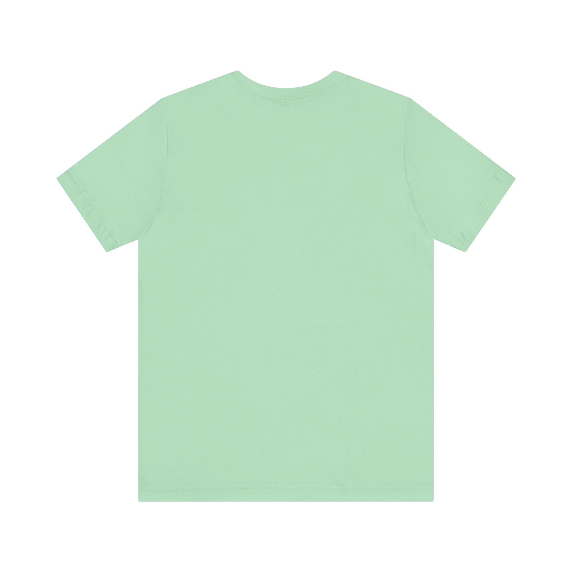 Cosmic Pulse Moon Drop Tee in Mint — Mystic Quarterly unisex t-shirt featuring intuitive lunar art print design